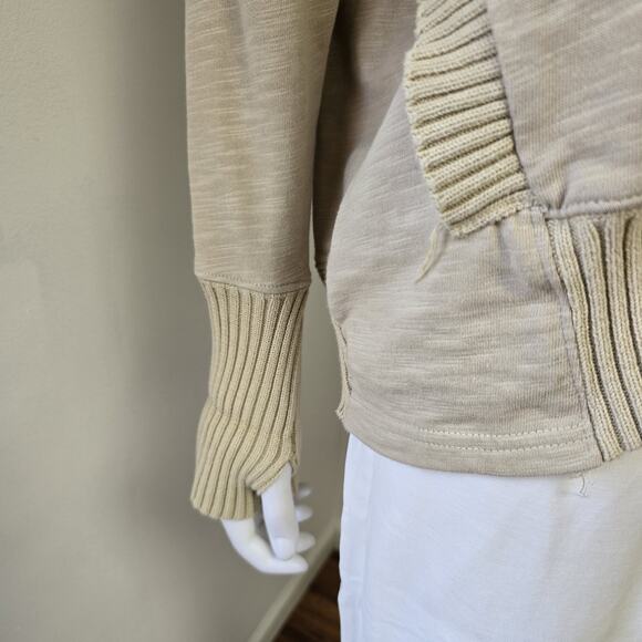 Lily Maes Small Hoodie Sweatshirt Henley Pocket Thumbholes Outdoors Collegiate - Picture 5 of 10